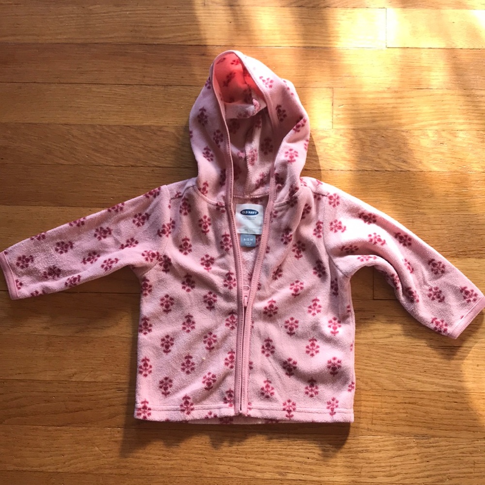 Baby girl fleece jacket